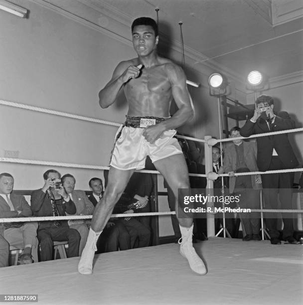 American boxer Muhammad Ali , formerly Cassius Clay, in training, 3rd August 1966.