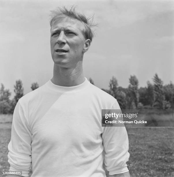 English footballer Jack Charlton of the England World Cup team, UK, July 1966.