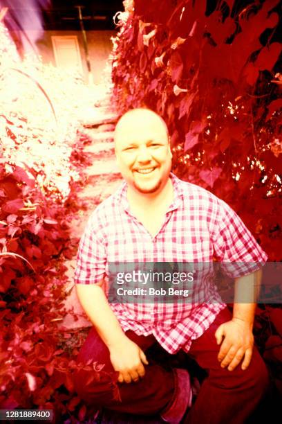American singer, songwriter, and guitarist Frank Black, aka Black Francis, poses for a portrait circa June, 1998 in Los Angeles, California. Black is...