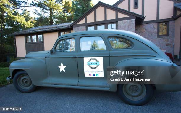 ロスアラモス、nm:歴史博物館でアンティークカー - packard ストックフォトと画像