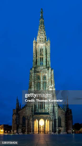 ulm minster - ulmer münster stock-fotos und bilder