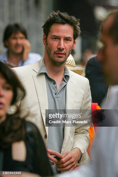 June 17: Actor Keanu Reeves is seen on June 17, 2008 in Sanremo, Italy.