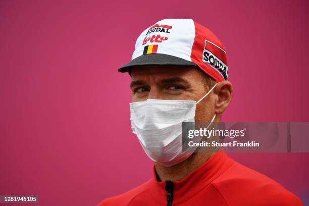 Start / Adam Hansen of Australia and Team Lotto Soudal / Alba Village / during the 103rd Giro d'Italia 2020, Stage 20 a 190km stage from Alba to...