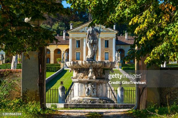 maser (tv) - villa barbaro (a.palladio) - venetian villas - relativo a andrea palladio imagens e fotografias de stock