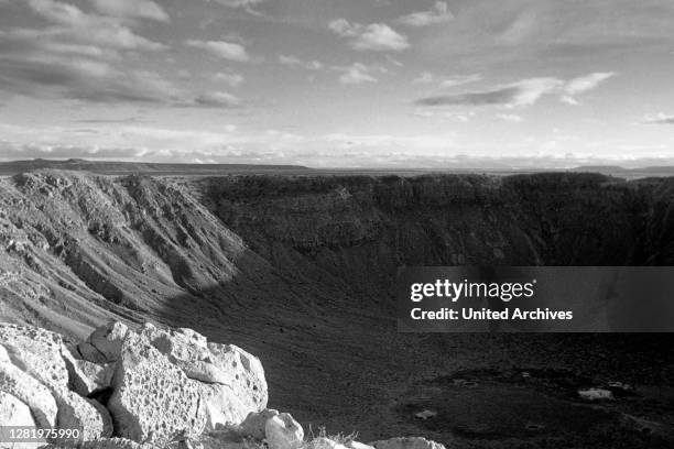 Barringer Crater in Arizona, 1962.