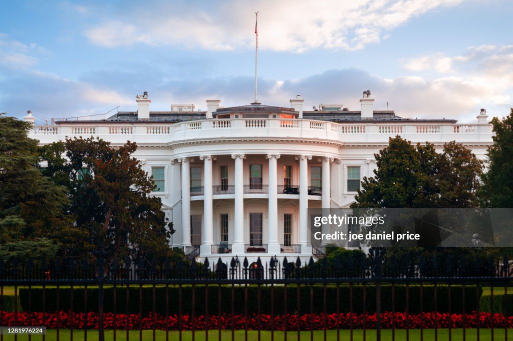 The White House South Lawn, Washington DC, America