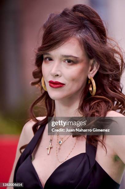 American actress Paz de la Huerta attends 'Nieva En Benidorm' premiere at Calderon Theater during 65th Seminci International Film Week of Valladolid...