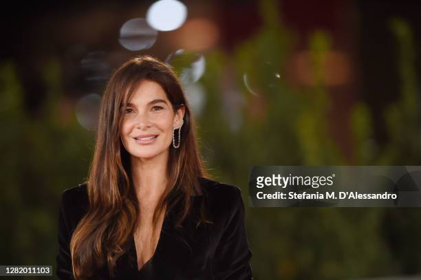 Ilaria Spada attends the red carpet of the movie "Cosa Sarà" during the 15th Rome Film Festival on October 24, 2020 in Rome, Italy.