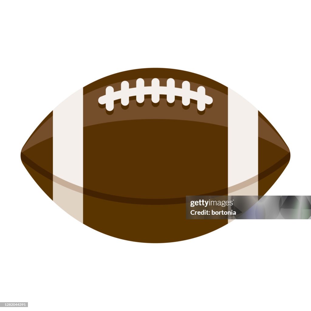 Football Icon on Transparent Background