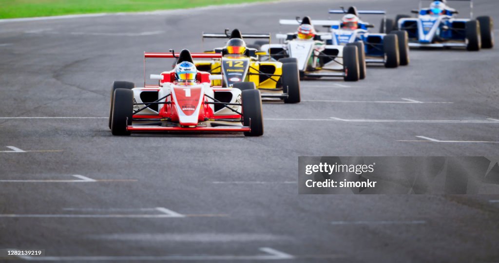 Getty Racing Drivers Driving Racing Cars High-Res Stock Photo - Getty Images