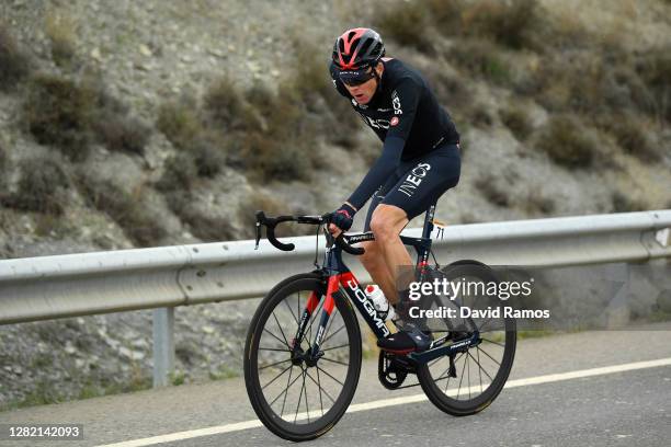 Christopher Froome of The United Kingdom and Team INEOS - Grenadiers / Oakley sunglasses / Peloton / during the 75th Tour of Spain 2020 - Stage 6 a...