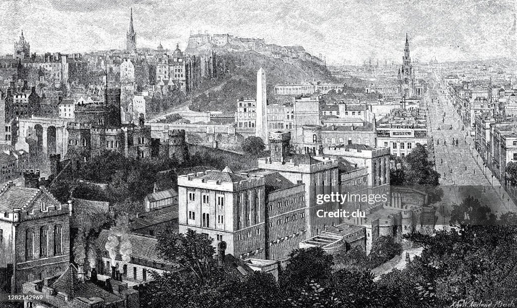 Edinburgh, seen from Carlton hill