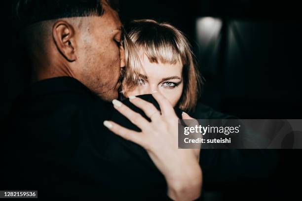 the embrace - sensualidade imagens e fotografias de stock