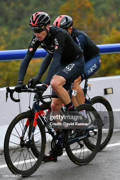 Christopher Froome of The United Kingdom and Team INEOS - Grenadiers / Oakley sunglasses / Peloton / during the 75th Tour of Spain 2020 - Stage 6 a...