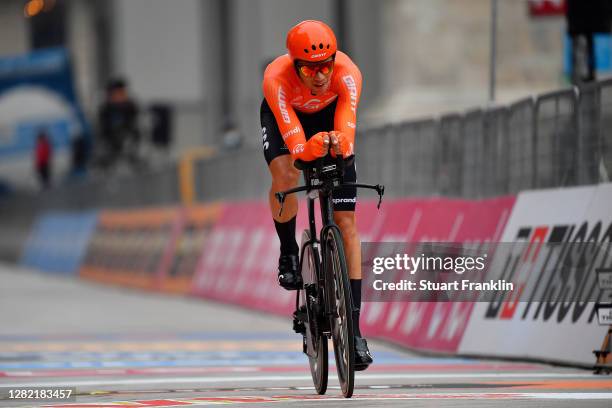 Pawel Poljanski of Poland and Team Bora - Hansgrohe / during the 103rd Giro d'Italia 2020, Stage 21 a 15,7km Individual time trial from Cernusco sul...