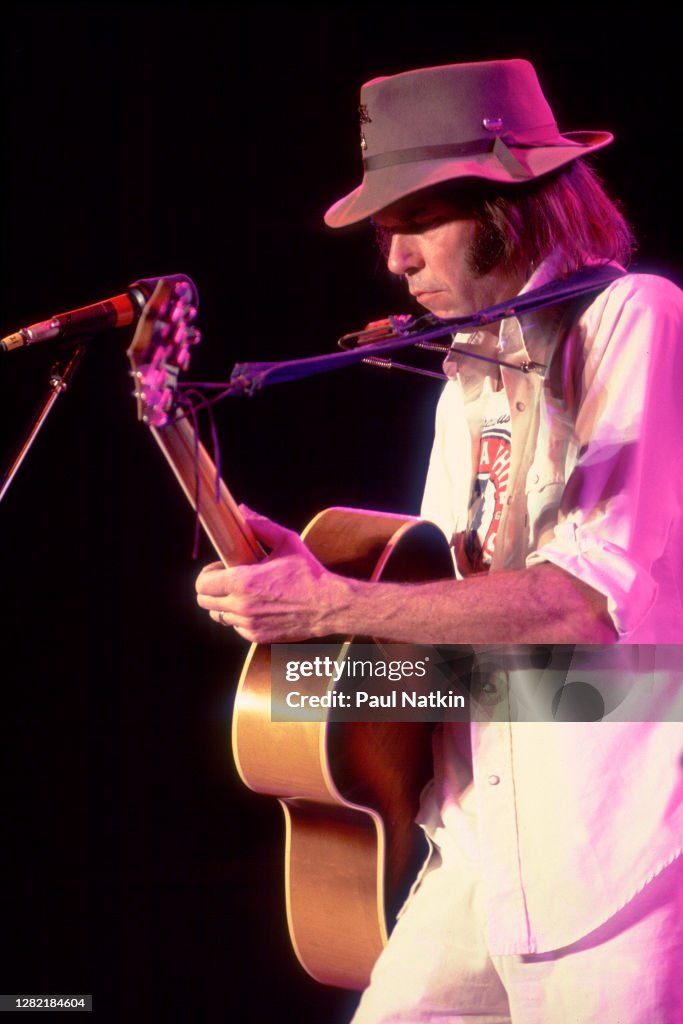 Neil Young Performs At Farm Aid Concert