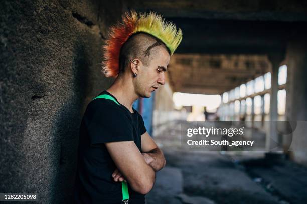 Punk Hairstyles For Men Photos and Premium High Res Pictures - Getty Images