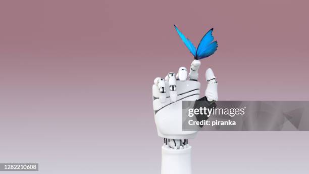 gentle robot - ai endangered species stock pictures, royalty-free photos & images