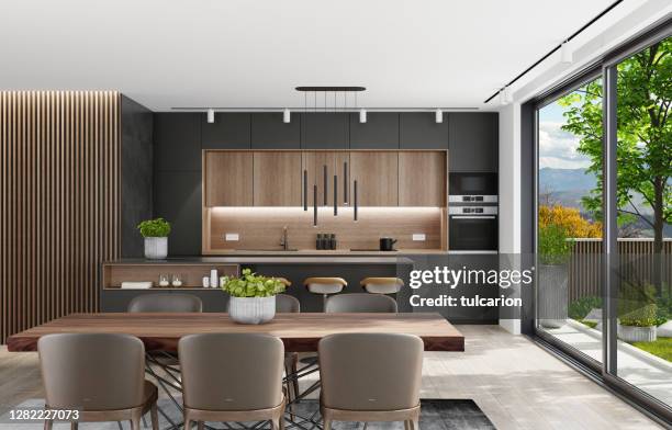 Black And Brown Kitchen Photos and Premium High Res Pictures - Getty Images