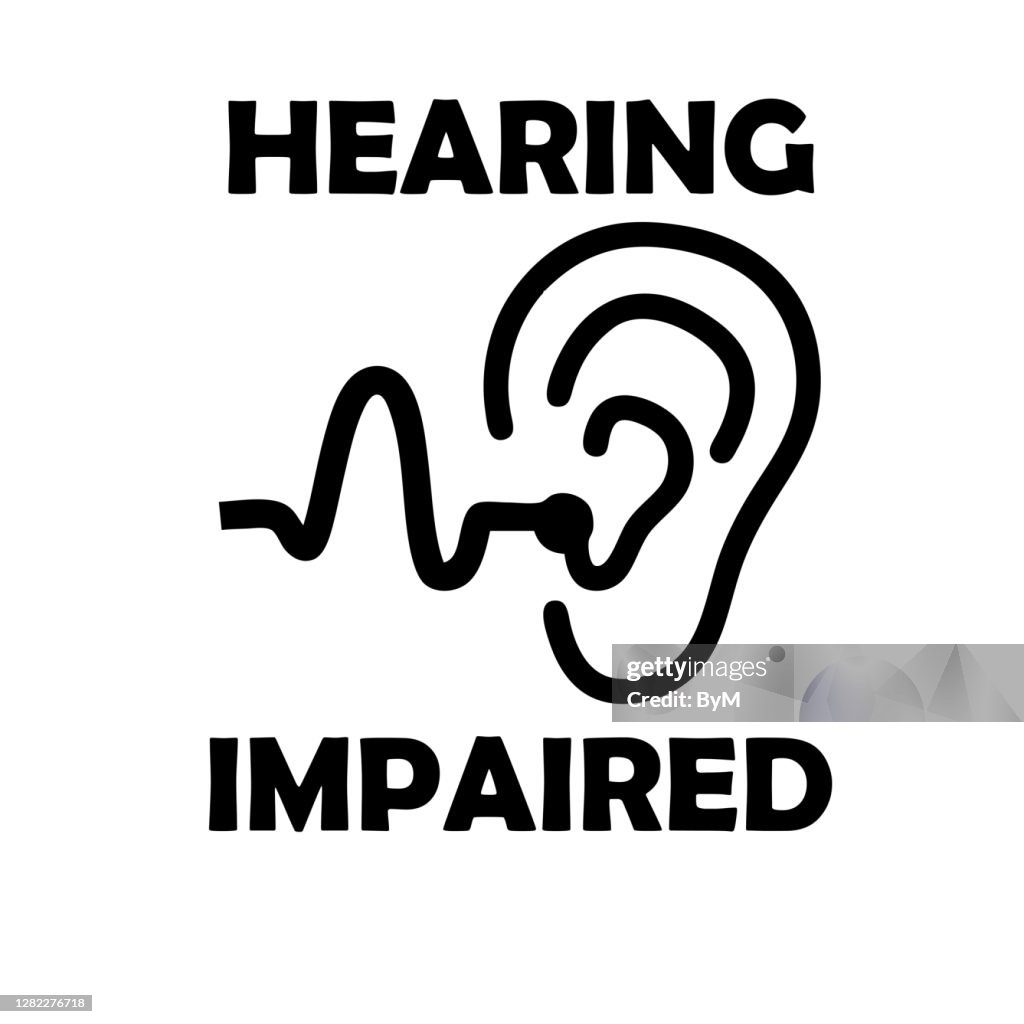 Impaired Hearing Impaired High-Res Vector Graphic - Getty Images