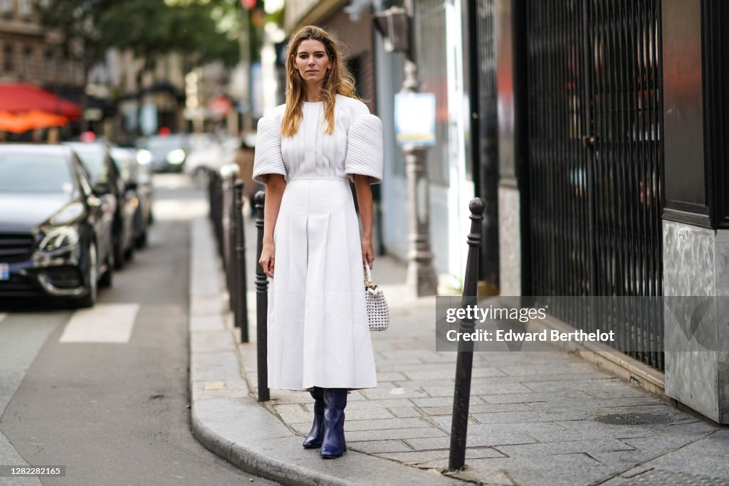 Street Style At Paris Fashion Week - Womenswear Spring Summer 2021 : Day Seven