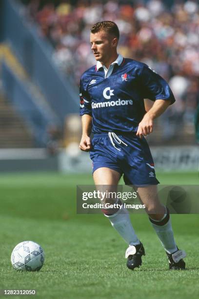 Chelsea player Graham Stuart in action during the Premiership match against Oldham Athletic at Stamford Bridge on August 15th in London, United...