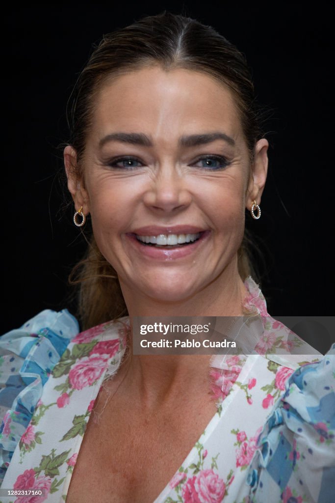 US actress Denise Richards attends 'Glow & Darkness' photocall at The