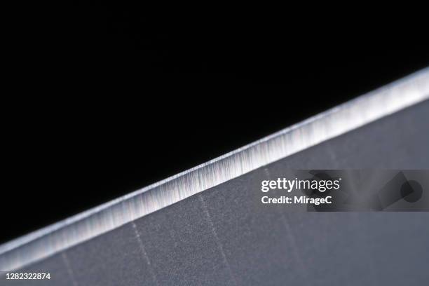 sharp blade macrophotography - blade stock pictures, royalty-free photos & images