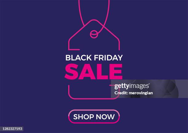 ilustraciones, imágenes clip art, dibujos animados e iconos de stock de etiqueta de precio del black friday - discount voucher