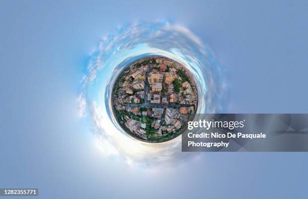 360 degree panorama view of rome - nico de pasquale photography fotografías e imágenes de stock