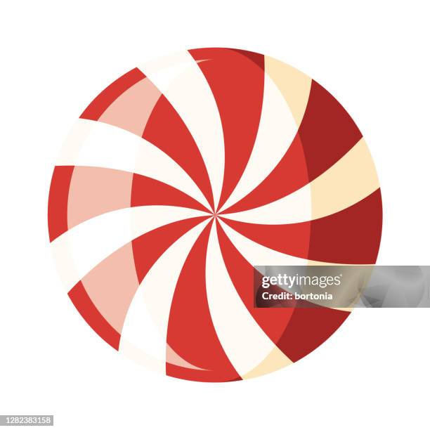 peppermint icon on transparent background - peppermint stock illustrations