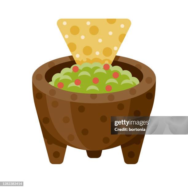 guacamole icon auf transparentem hintergrund - dipping stock-grafiken, -clipart, -cartoons und -symbole