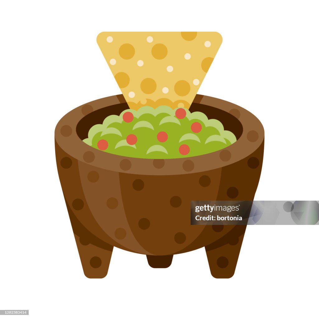 Guacamole Icon on Transparent Background