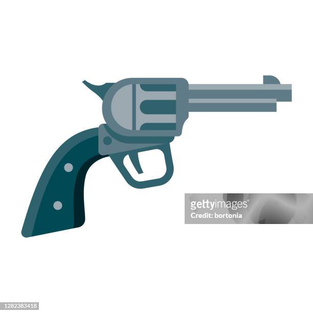 gun icon on transparent background - trigger warning stock illustrations