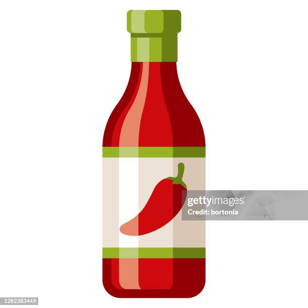 hot sauce icon auf transparentem hintergrund - chilis stock-grafiken, -clipart, -cartoons und -symbole