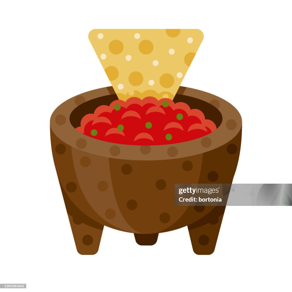 Salsa Icon on Transparent Background