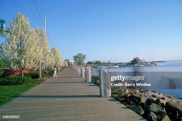 waterfront, burlington, vt - vermont stock pictures, royalty-free photos & images