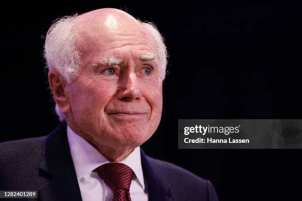 John Howard, Former Prime Minister of Australia during the launch of General Sir Peter Cosgrove's book 'You Shouldn't Have Joined' on October 27,...