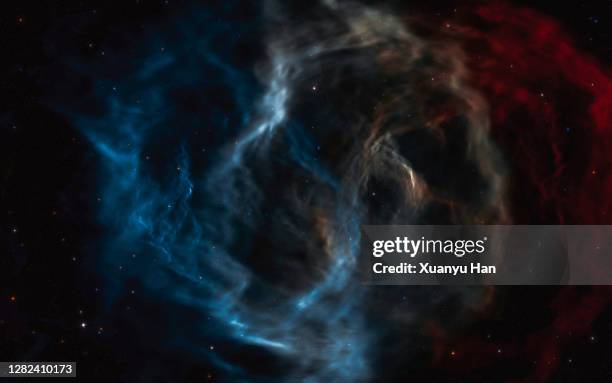 abstract nebula background - eternidad fotografías e imágenes de stock