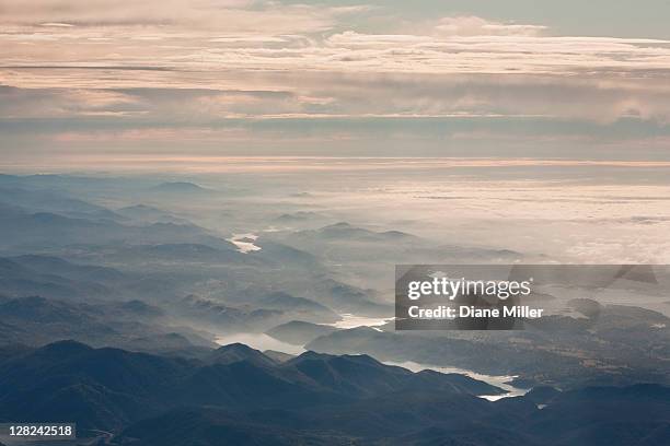 aerial near santa rosa, ca - santa rosa stockfoto's en -beelden