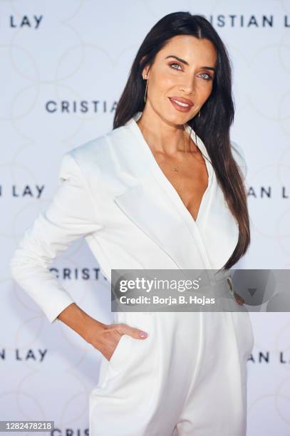 Pilar Rubio attends Cristian Lay photocall on October 27, 2020 in Toledo, Spain.