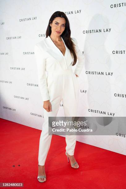 Pilar Rubio attends Cristian Lay photocall on October 27, 2020 in Toledo, Spain.