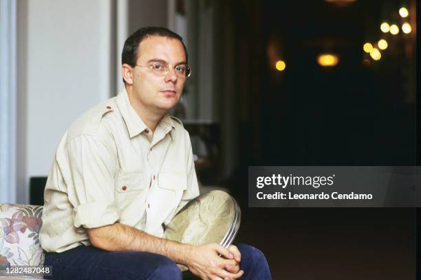 Italian film director, screenwriter and actor Daniele Luchetti, Locarno, 11th August 1995.