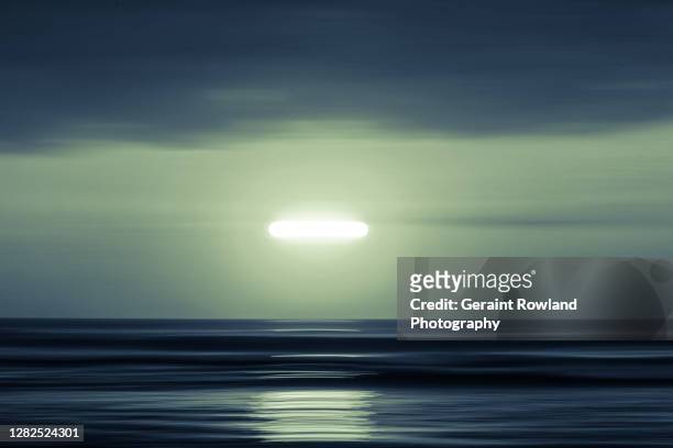 the paranormal - flying saucer stock pictures, royalty-free photos & images