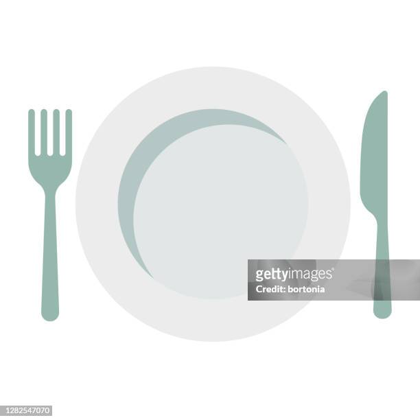 169 Empty Plate Fork High Res Illustrations - Getty Images