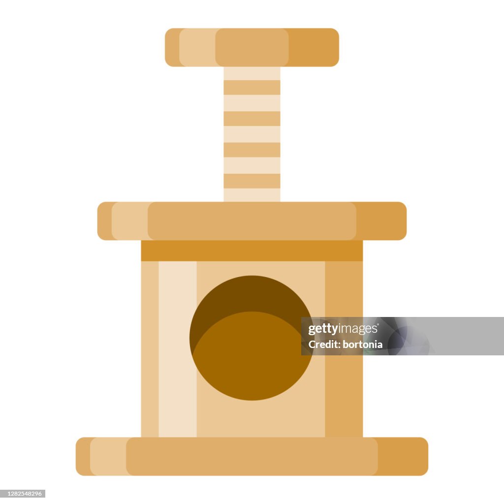 Scratching Post Icon on Transparent Background