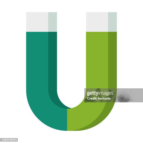 magnet therapy icon on transparent background - magnet therapy stock illustrations