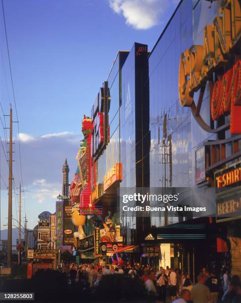 nv, las vegas, view of the strip - las vegas street stock pictures, royalty-free photos & images