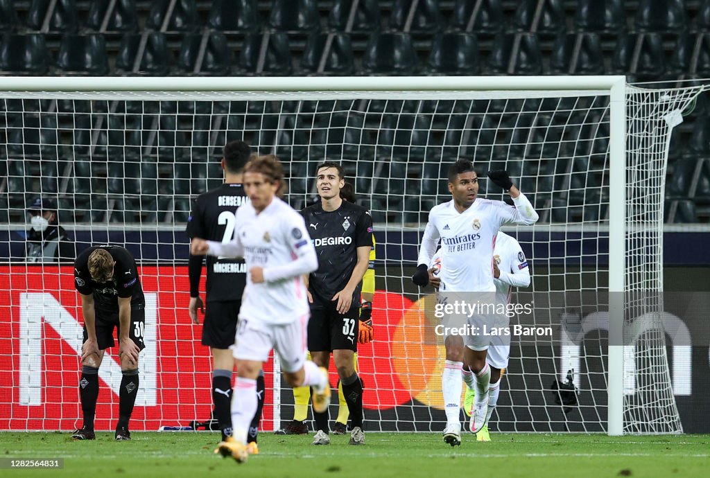 Borussia Moenchengladbach v Real Madrid: Group B - UEFA Champions League