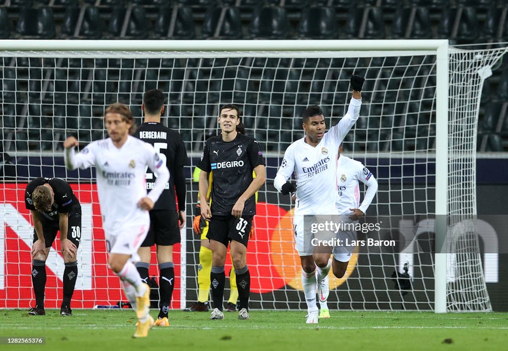 Borussia Moenchengladbach v Real Madrid: Group B - UEFA Champions League